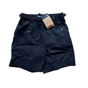 The North Face Ripstop Cargo EZ Belted Shorts Mens Size XS 6" Black NWT $65